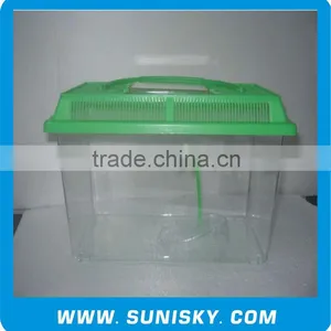 Small Shape Transparent Plastic Pet Carrier thumbnail-1