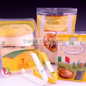 CP70 70mm Sealing Length PP Material Logo Print Promotional Plastic Tomato Clip thumbnail-5