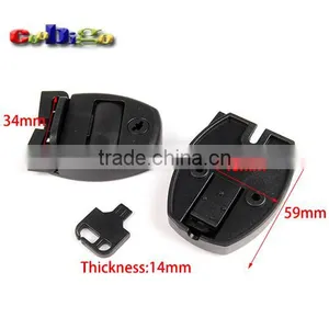 1-11/32"(34mm) Safety Key Buckle Plastic for Briefcase Student Leisure Travel Bag #FLC415-34B thumbnail-1