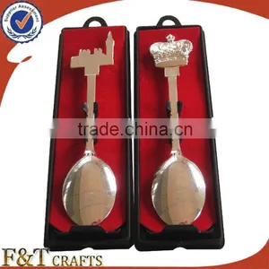 Zinc Alloy 3Dbuildings High Quality Plating Nickle Spoon/souvenir Gift thumbnail-2