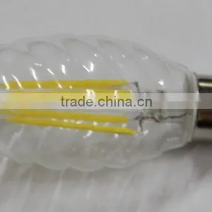 Full Glass 400lm 4W E14 Led Filament Candle Bulb thumbnail-6
