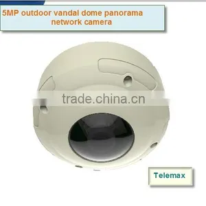 5 MP Outdoor Vandal Dome Panorama Network Camera thumbnail-1