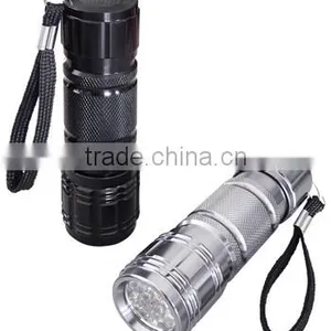 TE061 2015 Promotion Aluminum Zoom in and Out 9LED Flashlight With Lanyard thumbnail-1