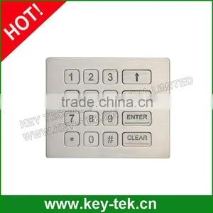 Industrial Vandal Proof With Backlight Numeric Keypad thumbnail-1