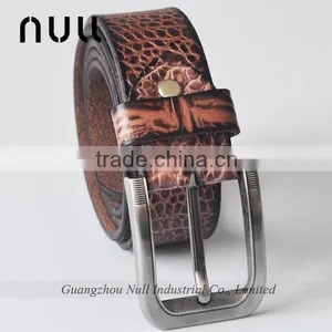 Embossing Pattern Genuine Leather Women's Belt thumbnail-2