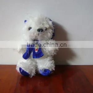 Kids Christmas Gift Cheap and Lovely Christmas Soft Stuffed Plush Teddy Bear thumbnail-1