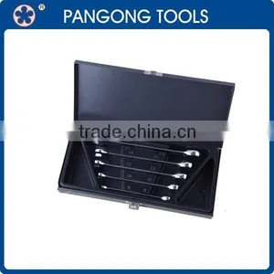 5pc Combintion Spanner Ratchet Wrench Set thumbnail-1