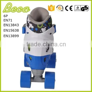 Wholesale Mix Color Adjustable Blue Roller Quad Skate for Kids thumbnail-4