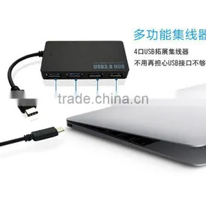 USB 3.1 Type C Hub Multiple 4 Ports Type-C to USB 3.0 Hub Adapter For New Macbook thumbnail-3