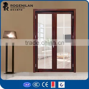 ROGENILAN 75 Series Apartment Entry Aluminum Alloy Tempered Glass Door thumbnail-1