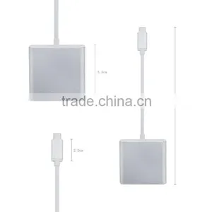 Type C to USB C/F+HDMI A/F+USB3.0 Hub thumbnail-3
