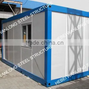 20ft Flat Pack Container House With Galvanized and Painted Steel Frame thumbnail-1