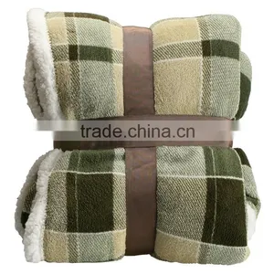 Thick Cheap Printed Coral Fleece Gifts Lamb Fur Promotional Blanket thumbnail-2