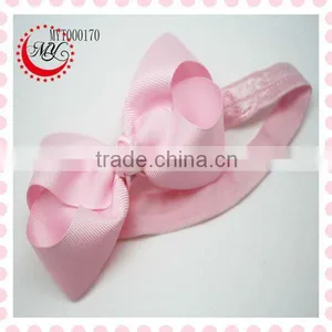 Pink Ribbon Bow Ponytail Hair Twisters thumbnail-1