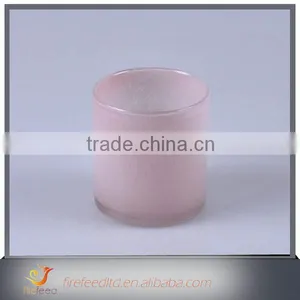 China Wholesale Custom Colored Glass Candle Holders thumbnail-1