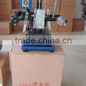 TAM-170-1 Semiautomatic Manual Leather Handbag Hot Stamping Machine thumbnail-2