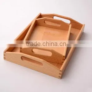 New Design Wood Trays With Handle thumbnail-2