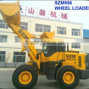 5t Big Wheel Loader 956with CUMMINS/Cater6121 Engine ZF-gearbox Joystick Pilot Air Conditoner for Exporting thumbnail-1