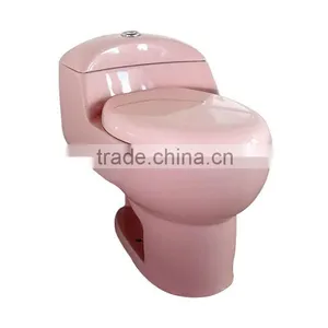 Different Color Long Term Supply Large Quantity Wholesale Ceramic Toilets in Yellow thumbnail-4