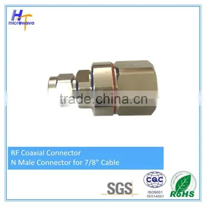 RF Coaxial Connectors N Male for 7/8" Cable 50ohms rf Antenna Connectors thumbnail-1