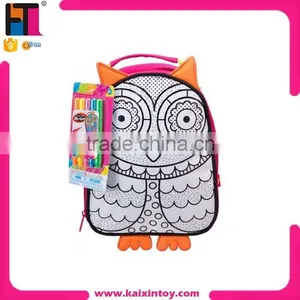 10220810 5 Brightly Colour Washable Pens Colour a Backpack 4 Years Old Educational Toys thumbnail-5