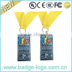 2016 Fashion Wholsale Square Medals With Ribbons thumbnail-1