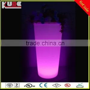 Color Changing Rechargeable Plastic LED Flowerpot/led Planter for Outdoor thumbnail-4