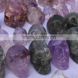 Amethyst Stone Skull Head Crystal Skull for Sale thumbnail-2