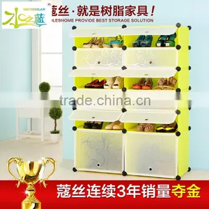 Wholesale DIY Ventilation Plastic Shoe Cabinet thumbnail-2