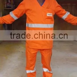 SAFETY SHIRT AND PANTS With High Visibility Reflective Tape thumbnail-2