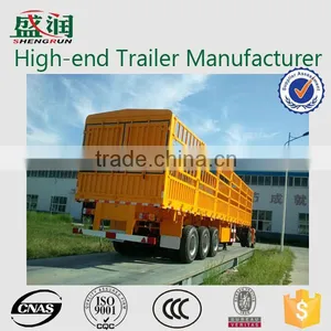 Warehouse Gate Transport Semi Trailer Shengshun Auto Side Wall Semi Trailer thumbnail-1