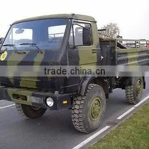 USED TRUCKS - MAN 8-136 EXMILITARY FLAT BED 4X4 (LHD 6146) thumbnail-1