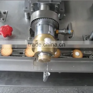 Factory Price Single-row Double-color Cream/jam Biscuit Sandwiching Machine thumbnail-1