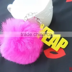 Factory Design Acrylic & Plush Key Holder for Gift thumbnail-1