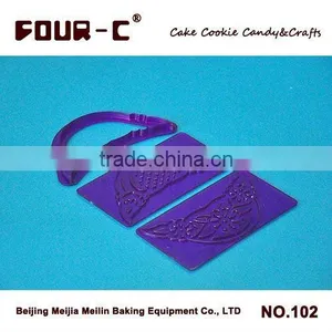 Acrylic Embossing Fondant Edge Cutters for Cake Decorating thumbnail-1