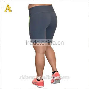 Wholesale Cheap Womens Contrast Gym Short Pants thumbnail-2