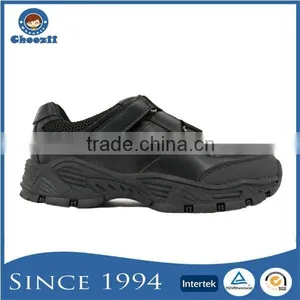 New Design Stylish Magic Sticker Breathable Children Black School Shoes thumbnail-5