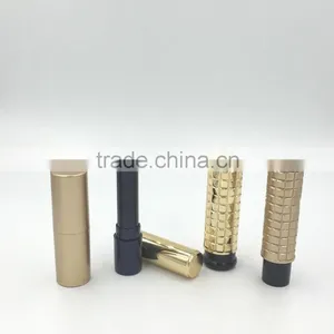 Matte Metal Lipstick Tube Gold Lipstick Tube Luxury thumbnail-1