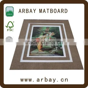 High Quality 1.4mm Thick Double Frame Paper Art Mats Painting Frame thumbnail-3