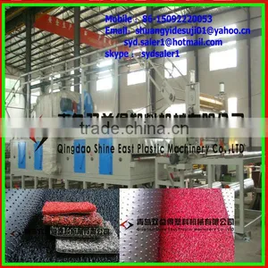 PVC Foaming Coil Mat Making Machine/car Mat Extrusion Line thumbnail-1