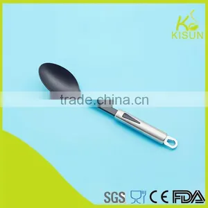 Kitchen Tool Nylon Good Spoon With Stainless Steel Handle thumbnail-1