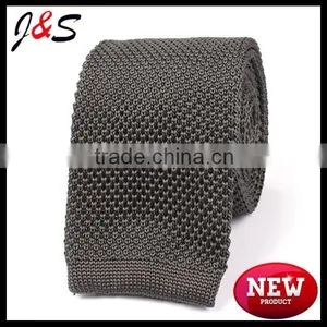 New Arrival Prussian Nacy Blue Knitted Necktie KT063 thumbnail-4