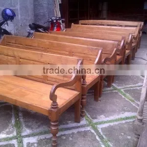 WOODEN SITTING BENCH thumbnail-1