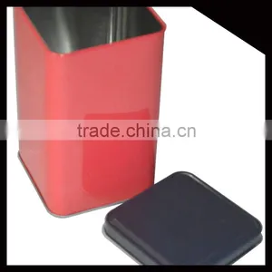 Rectangle Elegant And Small Metal Tin Box Tea Tin Box For Tea/Coffee Packaging thumbnail-2