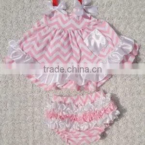Wave Print Sleeveless Baby Dress Organic Cotton Sleeveless Baby Dress thumbnail-5