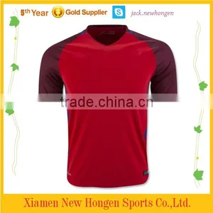 White Color Soccer Jersey Soccer Uniform thumbnail-2