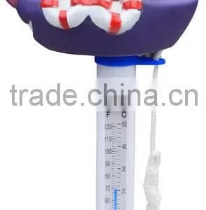 Floating Pool Thermometer Octopus Shape Water Temperature Thermometers With String, Shatter Resistant thumbnail-2