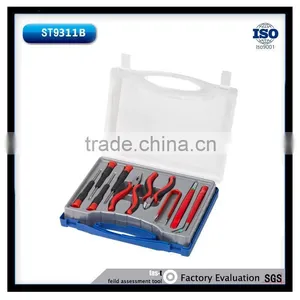 10pcs Plastic Gift Box Hand Tool Plier, Mini Screwdriver, Tweerzers Set thumbnail-1