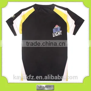 Custom Black Men's Color Combination T-shirt thumbnail-1