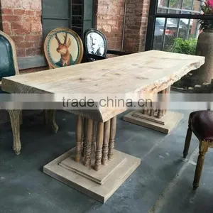 Pictures of Suar Rustic Wooden Dining Table thumbnail-2